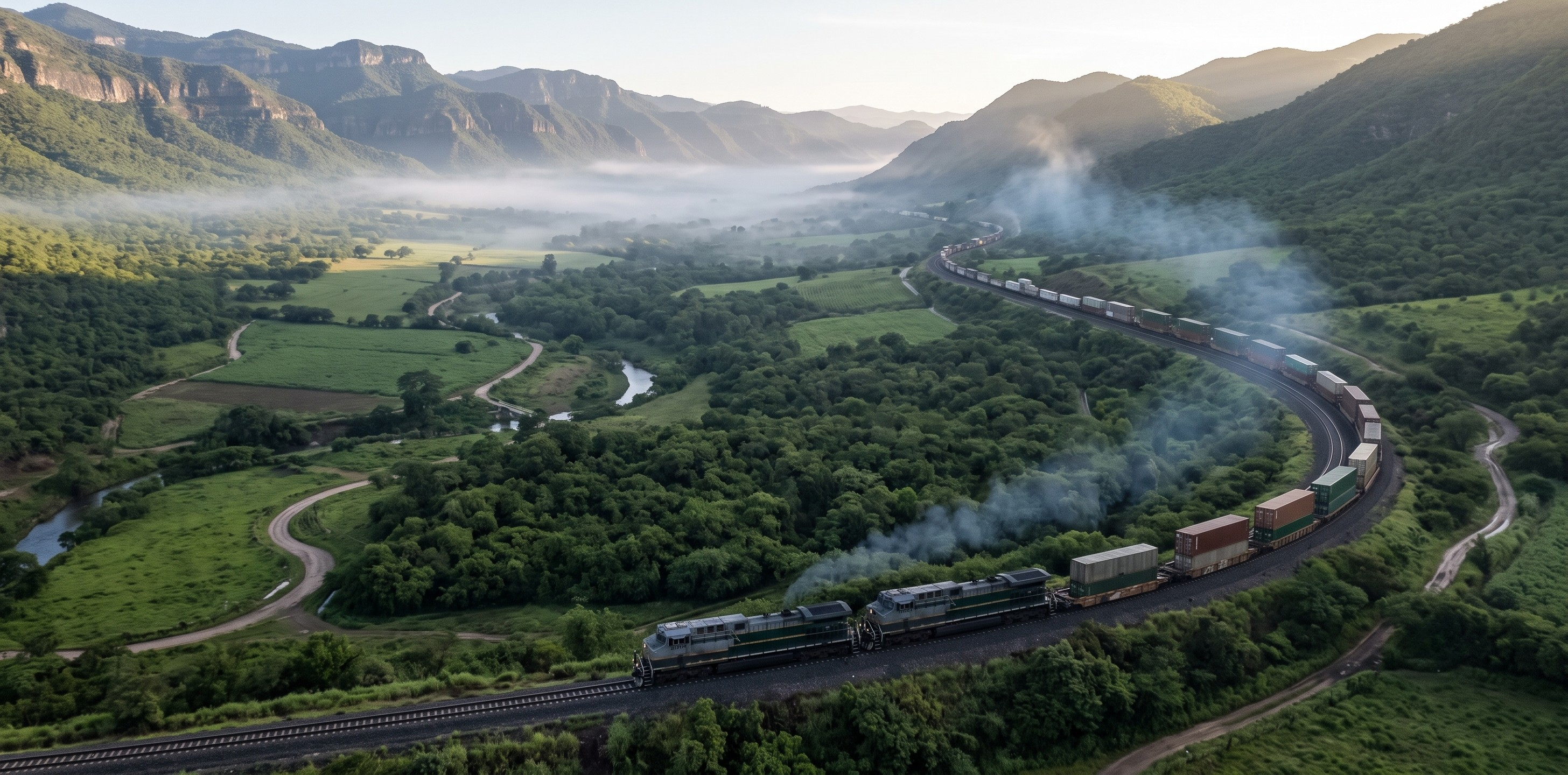menos emisiones transporte ferroviario